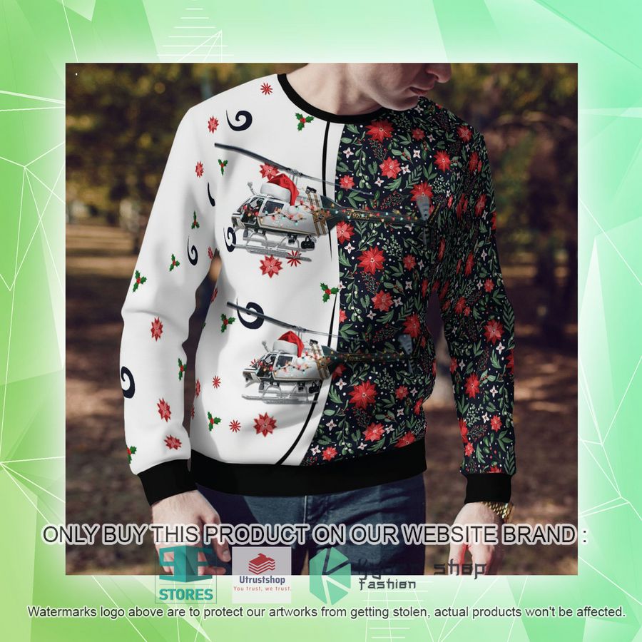 NEW Pensacola Florida Escambia County Sheriff Office Bell OH-58C Kiowa Christmas Sweater 10 pensacola florida escambia county sheriff office bell oh 58c kiowa christmas sweater 10 66027