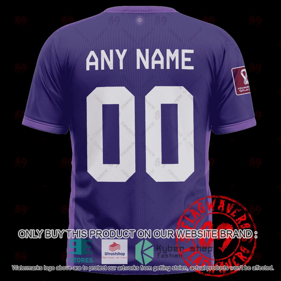 NEW Personalized Argentina Away World Cup 2022 purple Hoodie, Shirt 5 personalized argentina away jersey world cup 2022 purple shirt hoodie 5 69422