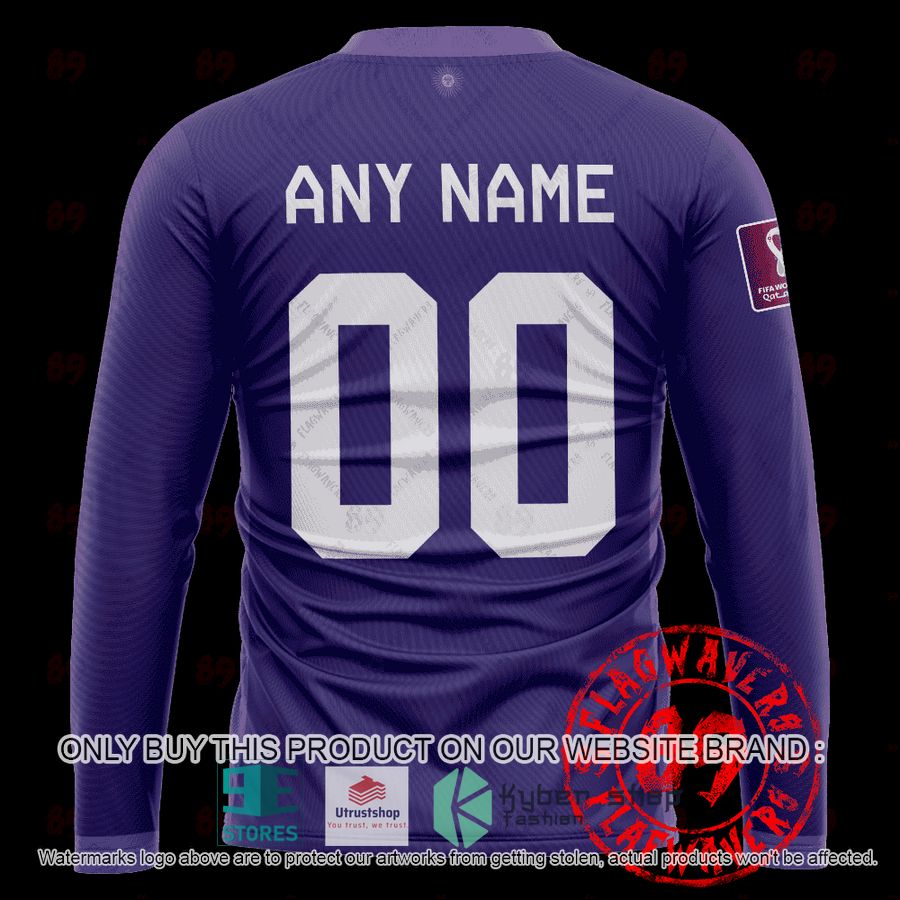 NEW Personalized Argentina Away World Cup 2022 purple Hoodie, Shirt 7 personalized argentina away jersey world cup 2022 purple shirt hoodie 7 81789