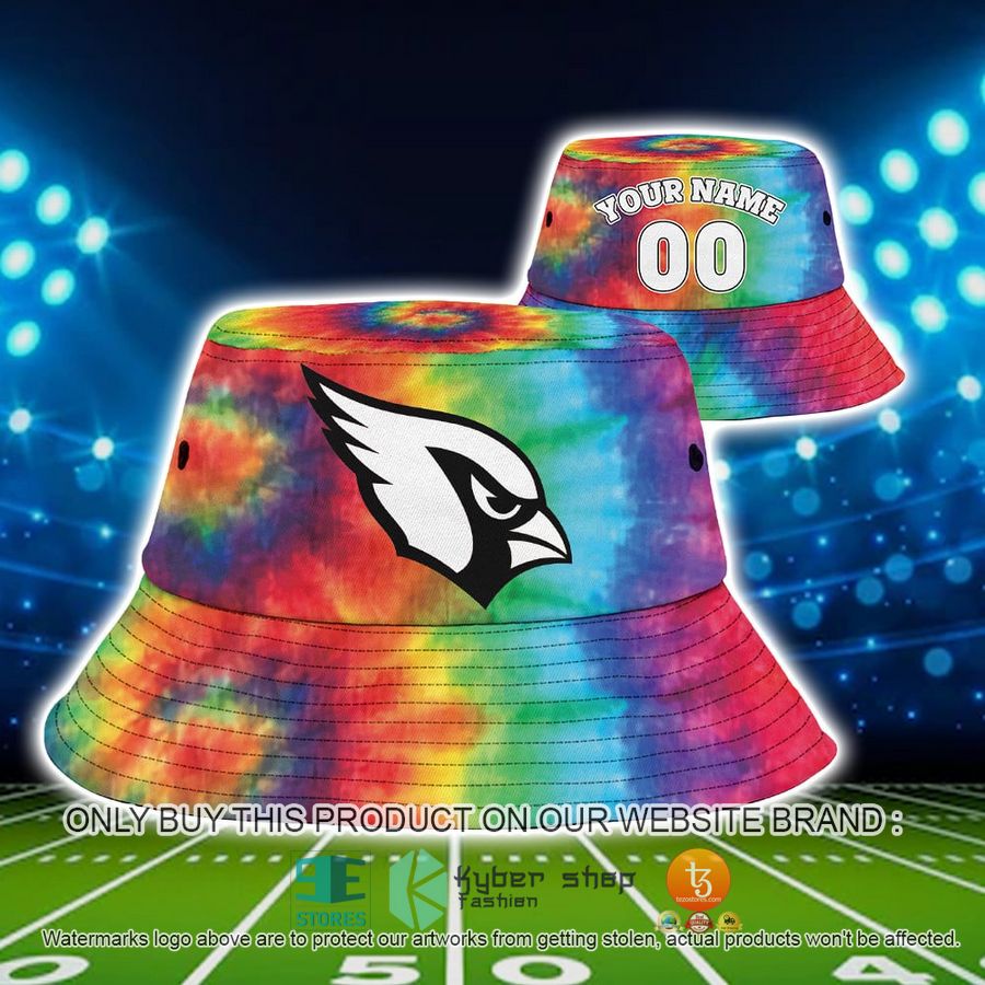 personalized arizona cardinals crucial catch b bucket hat cap 1 72621