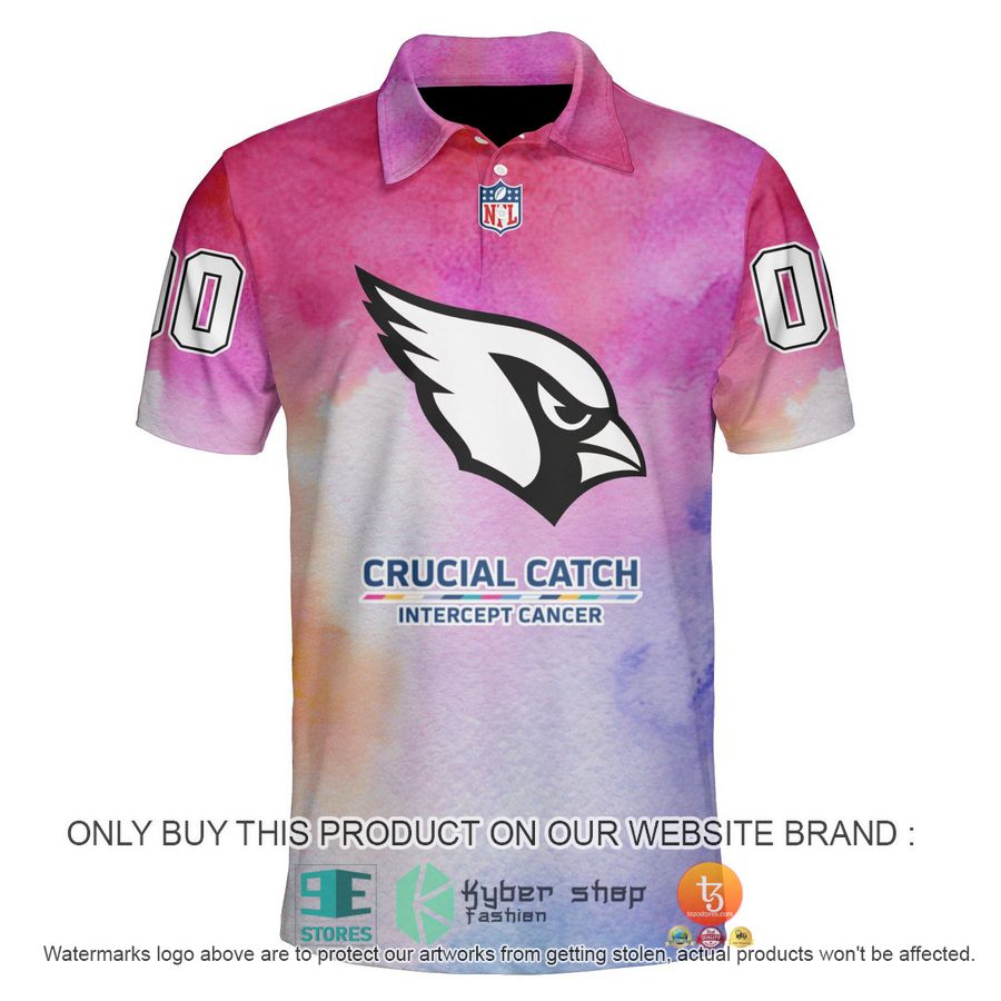 HOT NFL Arizona Cardinals Crucial Catch Personalized Polo Shirt 12 personalized arizona cardinals crucial catch polo shirt 1 12466