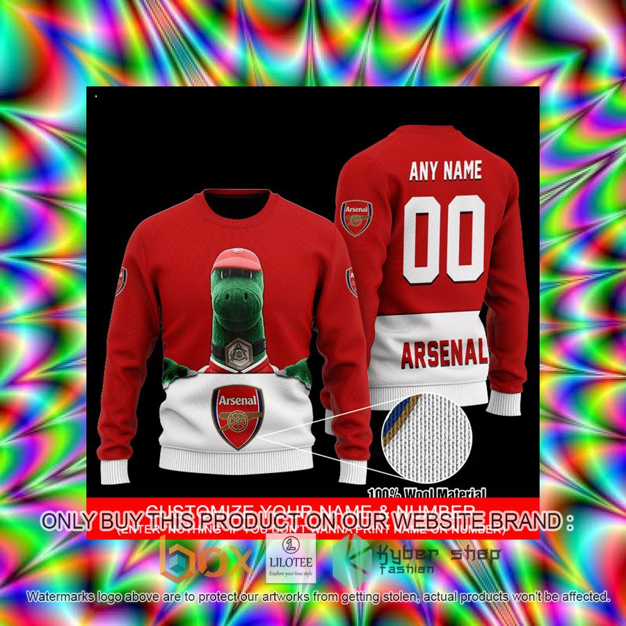 Personalized Arsenal Wool Sweater 3 personalized arsenal wool sweater 3 65502