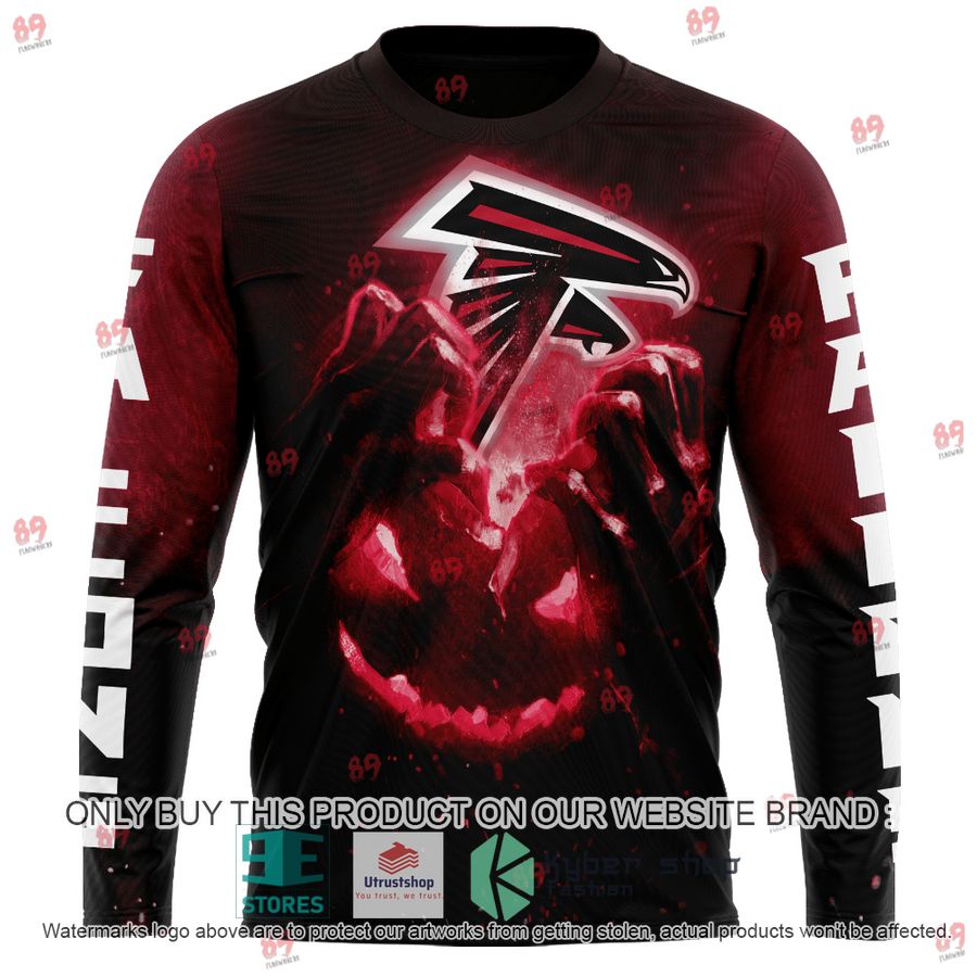 NEW Personalized Atlanta Falcons Pumpkin Head Halloween Hoodie, Shirt 6 personalized atlanta falcons pumpkin head halloween shirt hoodie 6 62716