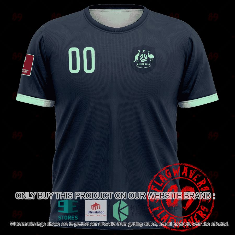 NEW Personalized Australia Away World Cup 2022 Hoodie, Shirt 4 personalized australia away jersey world cup 2022 shirt hoodie 4 34493