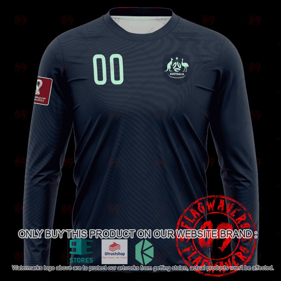 NEW Personalized Australia Away World Cup 2022 Hoodie, Shirt 6 personalized australia away jersey world cup 2022 shirt hoodie 6 30311