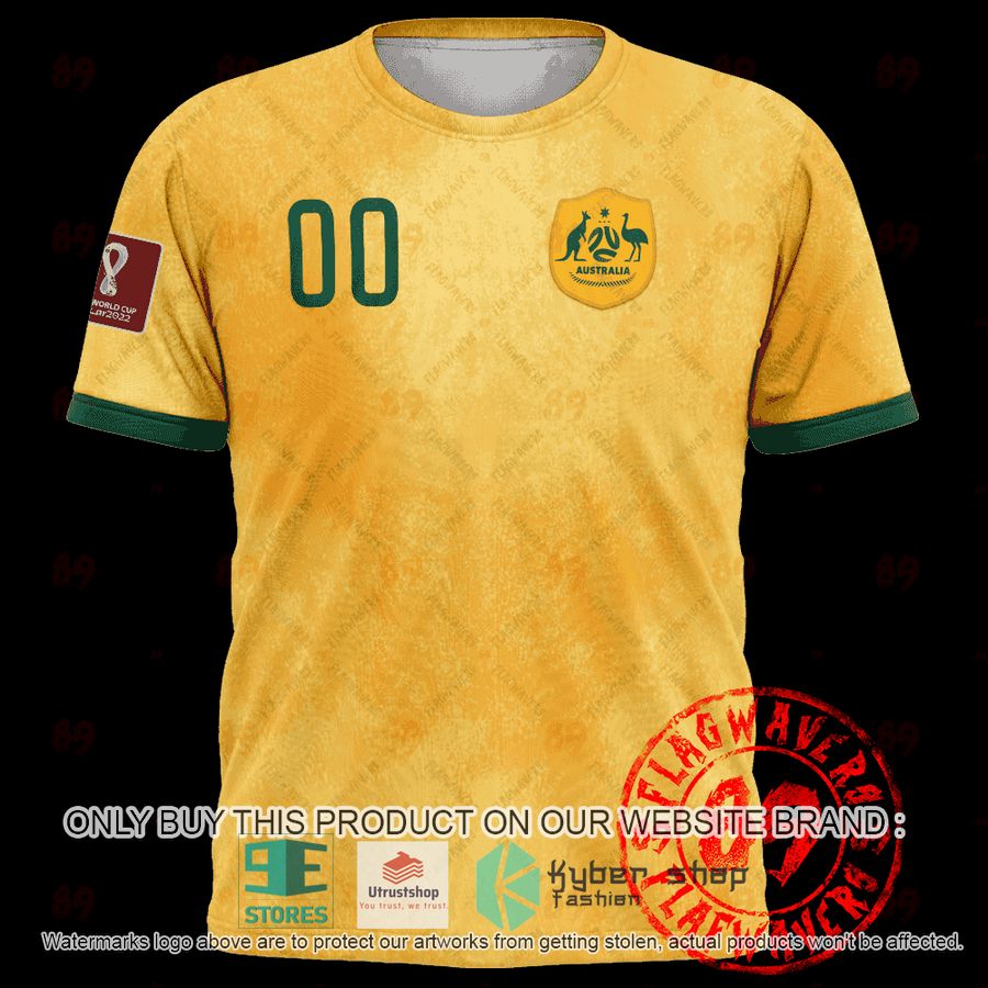 NEW Personalized Australia Home World Cup 2022 Hoodie, Shirt 4 personalized australia home jersey world cup 2022 shirt hoodie 4 77894