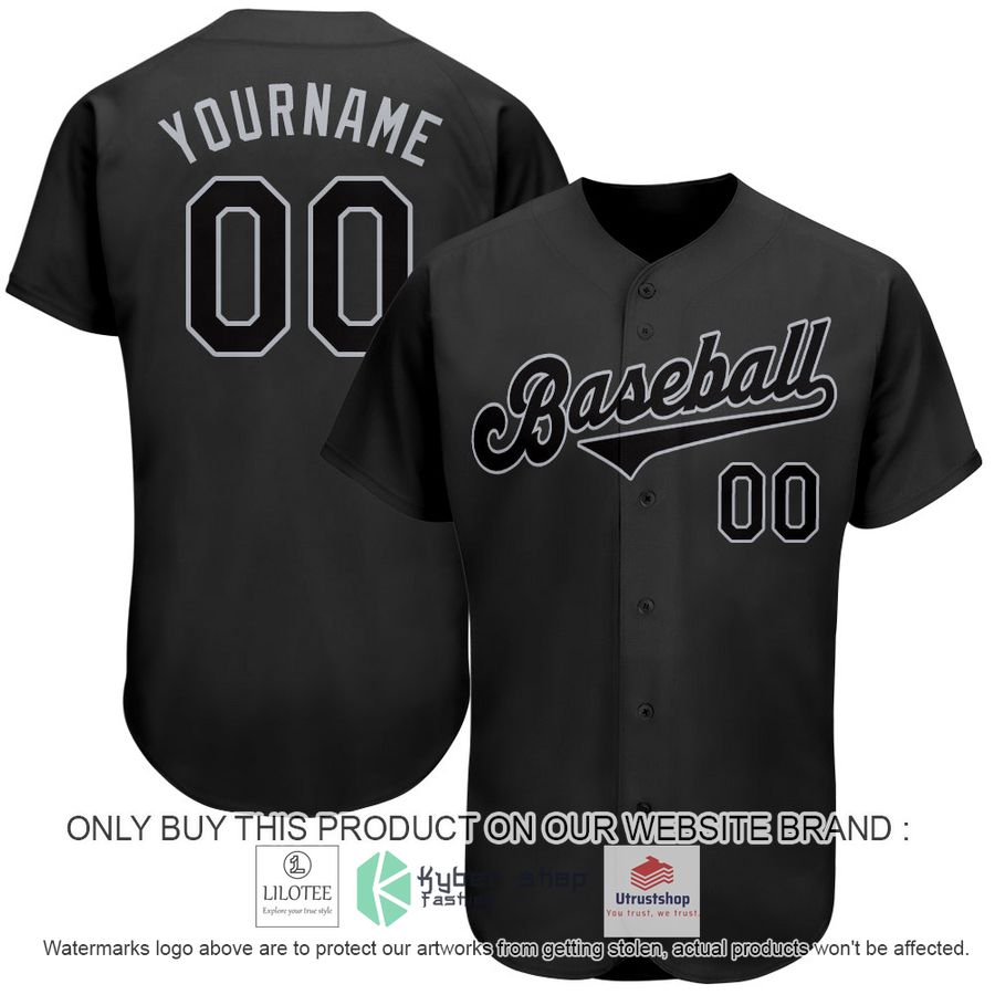 personalized black baseball jersey 1 2174