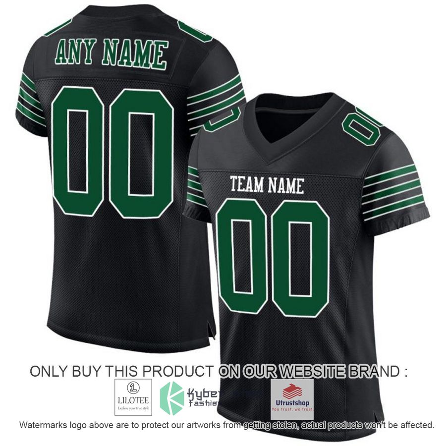 NEW Black Gotham Green White CUSTOM Football Shirt 6 personalized black gotham green white football jersey 1 55403