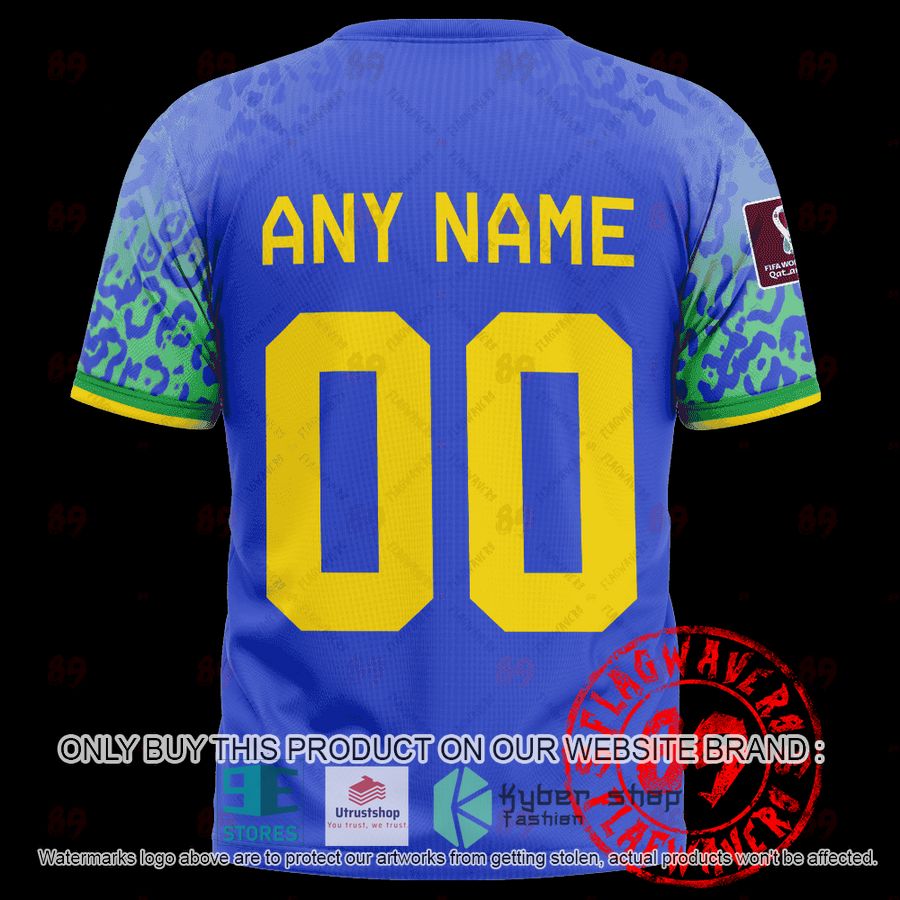 NEW Personalized Brazil Away World Cup 2022 blue Hoodie, Shirt 5 personalized brazil away jersey world cup 2022 blue shirt hoodie 5 5743