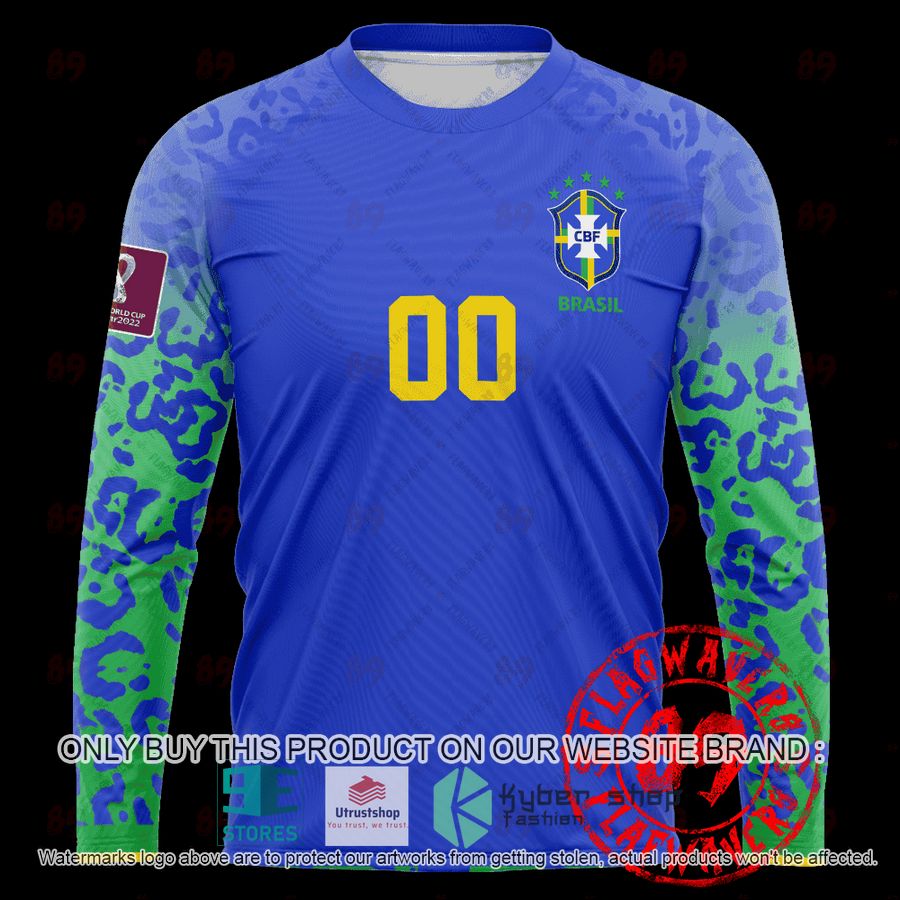 NEW Personalized Brazil Away World Cup 2022 blue Hoodie, Shirt 6 personalized brazil away jersey world cup 2022 blue shirt hoodie 6 82792