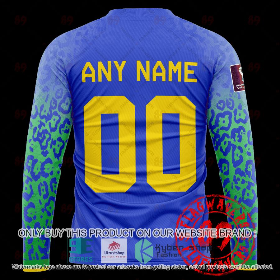 NEW Personalized Brazil Away World Cup 2022 blue Hoodie, Shirt 7 personalized brazil away jersey world cup 2022 blue shirt hoodie 7 74659