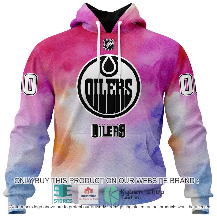NEW Personalized Breast Cancer Edmonton Oilers Sweatpants 2 personalized breast cancer awareness nhl edmonton oilers hoodie long pants 2 35155