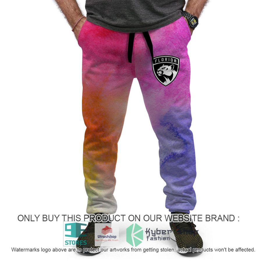 NEW Personalized Breast Cancer Florida Panthers Sweatpants 4 personalized breast cancer awareness nhl florida panthers hoodie long pants 4 34414