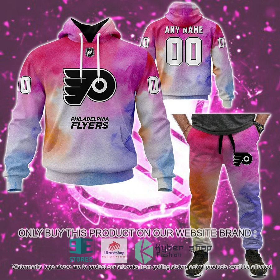 personalized breast cancer awareness nhl philadelphia flyers hoodie long pants 1 91025