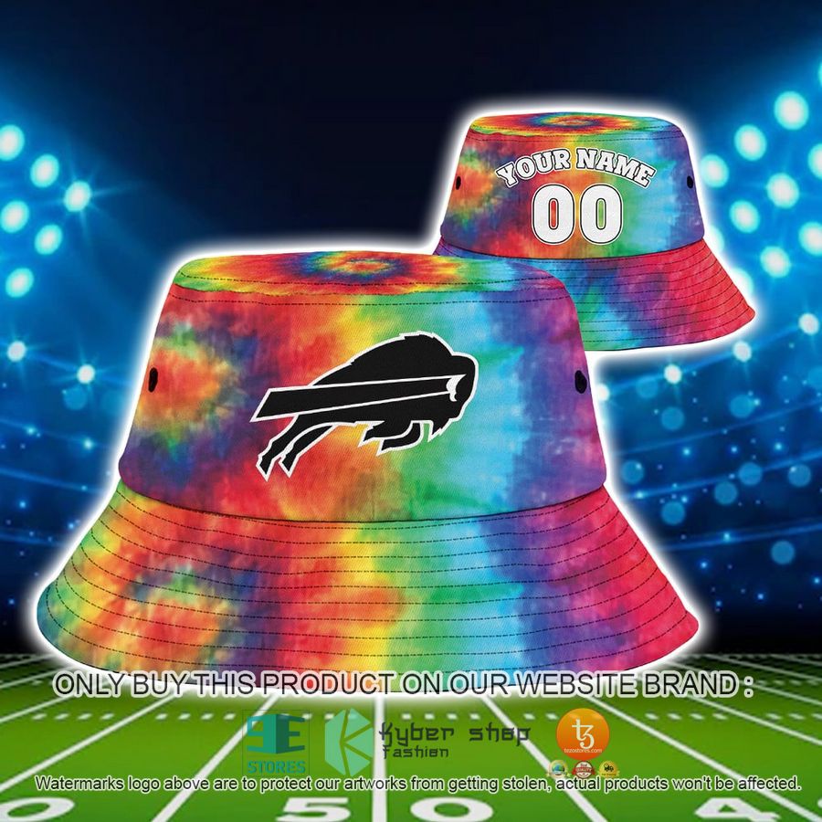 personalized buffalo bills crucial catch b bucket hat cap 1 22255
