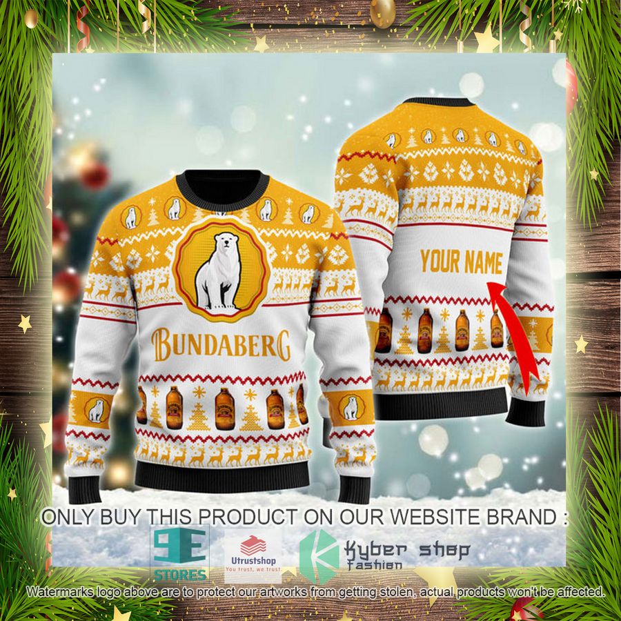 NEW Personalized Bundaberg Christmas Ugly Sweater 4 personalized bundaberg ugly christmas sweater 4 74489