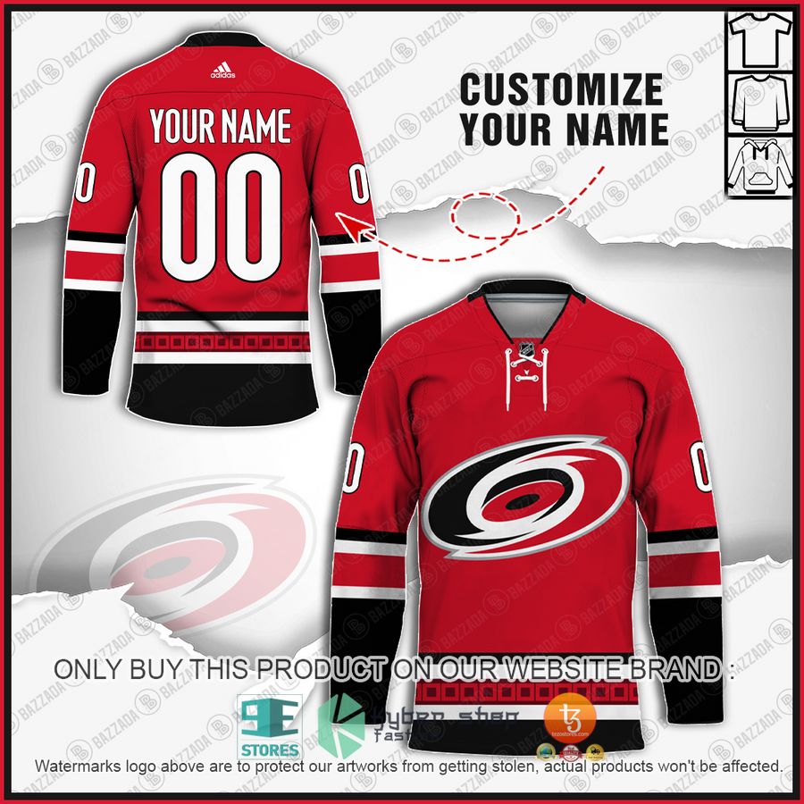 personalized carolina hurricanes nhl hockey jersey 1 25761
