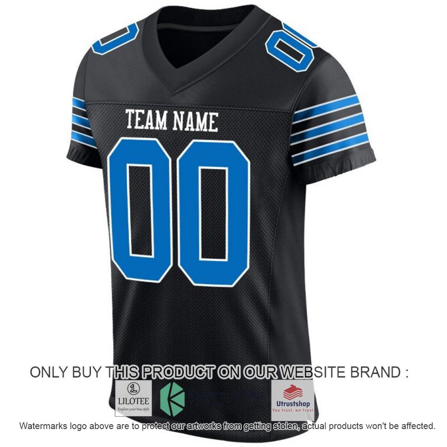 NEW Carolina Panthers Black Blue White CUSTOM Football Shirt 2 personalized carolina panthers black blue white football jersey 2 84887