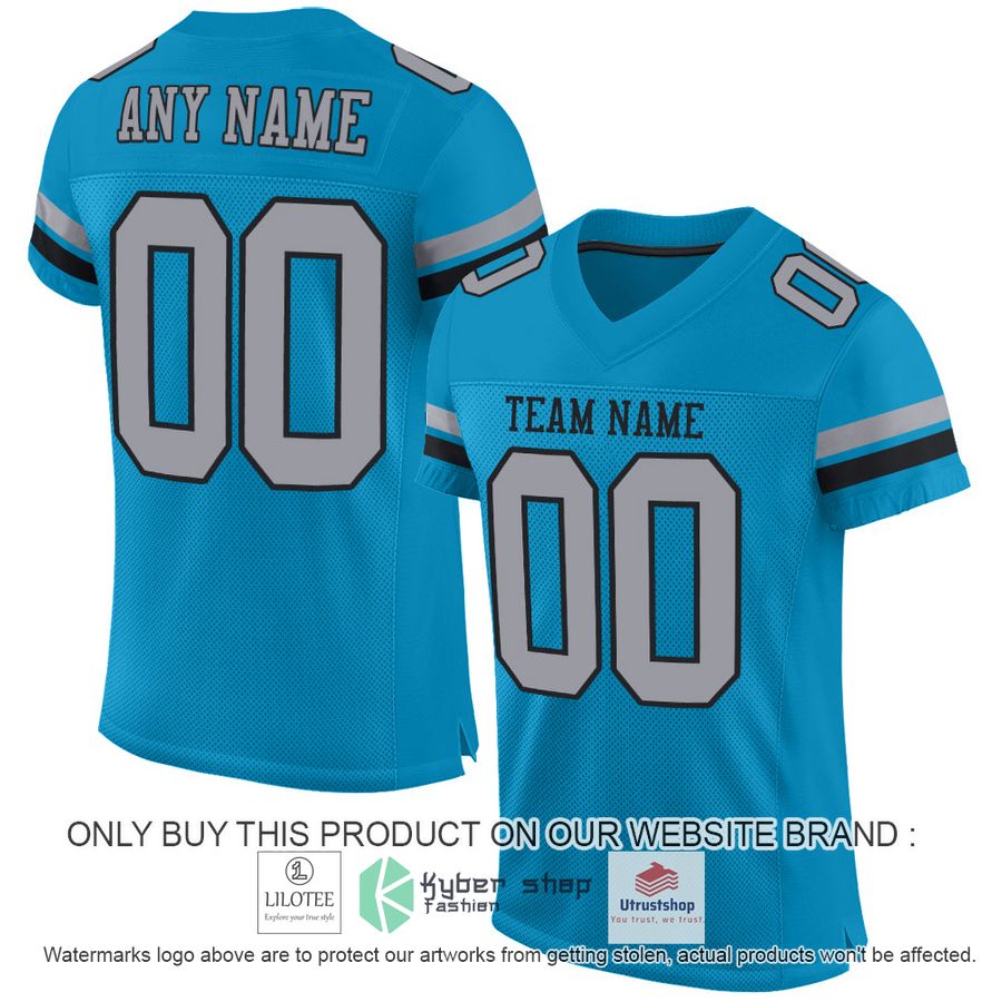 personalized carolina panthers blue football jersey 1 14617