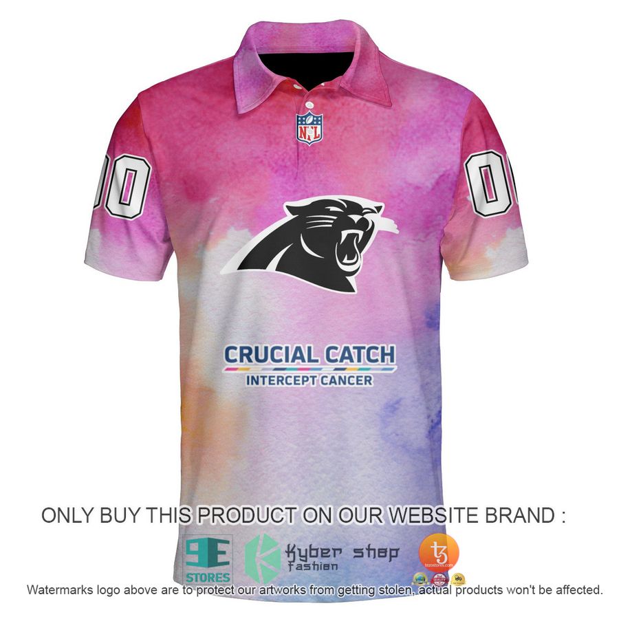 personalized carolina panthers crucial catch polo shirt 1 76866