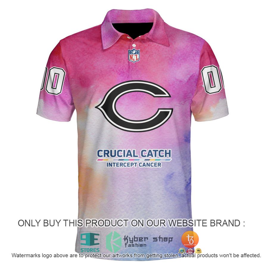 HOT NFL Chicago Bears Crucial Catch Personalized Polo Shirt 1 personalized chicago bears crucial catch polo shirt 1 75063