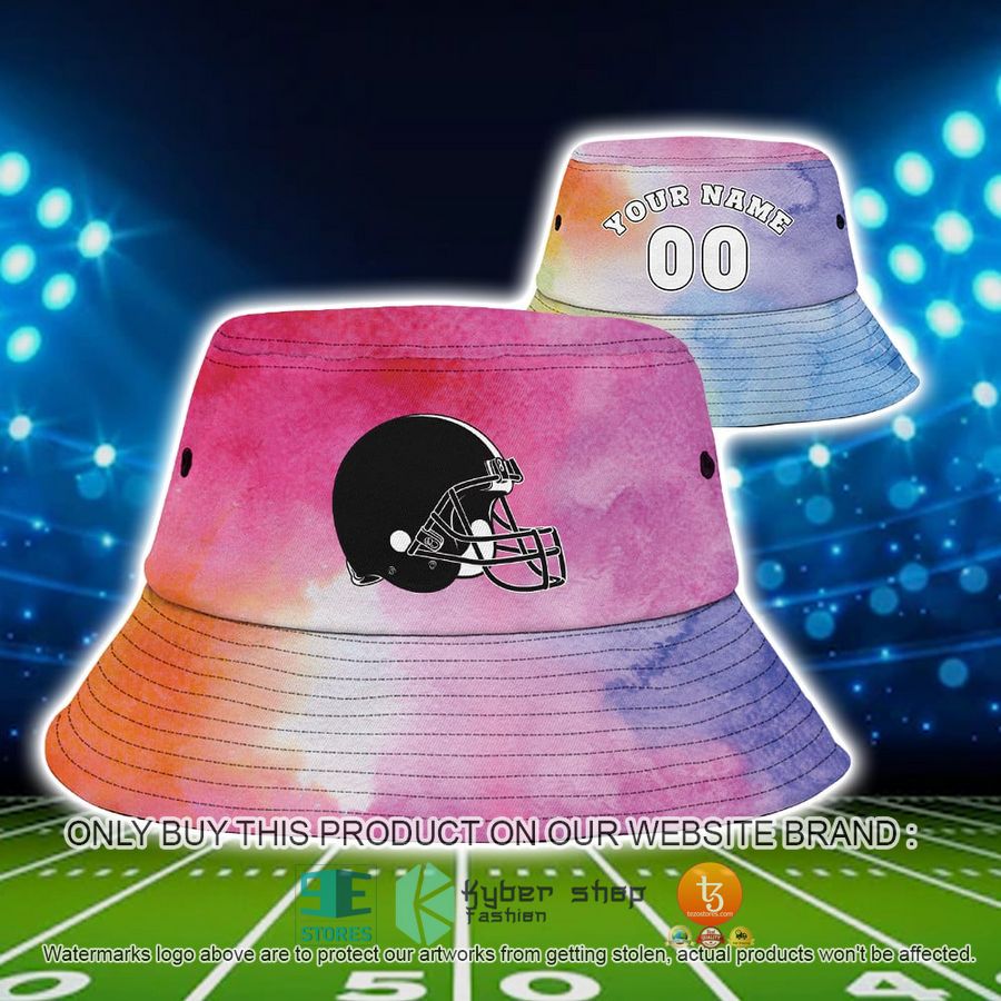personalized cleveland browns crucial catch a bucket hat hat 1 25495