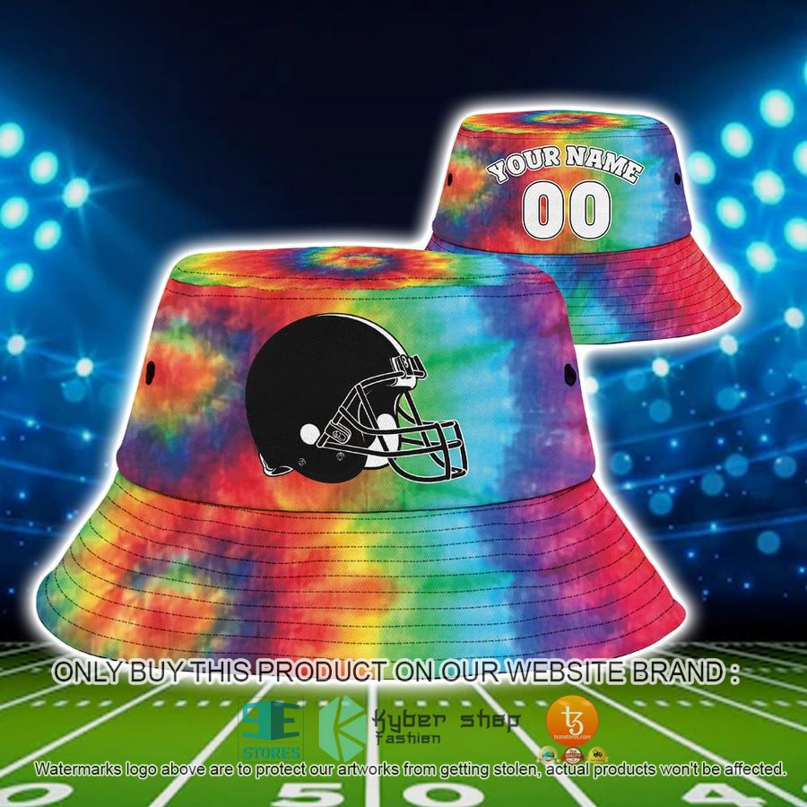 personalized cleveland browns crucial catch b bucket hat cap 1 17409
