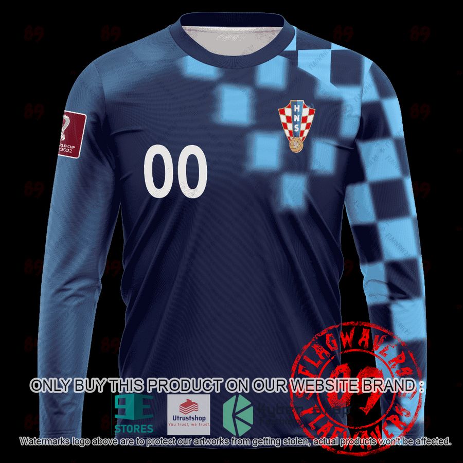 NEW Personalized Croatia Away World Cup 2022 Hoodie, Shirt 6 personalized croatia away jersey world cup 2022 shirt hoodie 6 68145