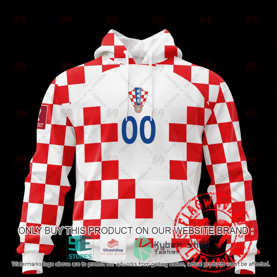 NEW Personalized Croatia Home World Cup 2022 Hoodie, Shirt 14 personalized croatia home jersey world cup 2022 shirt hoodie 1 15567