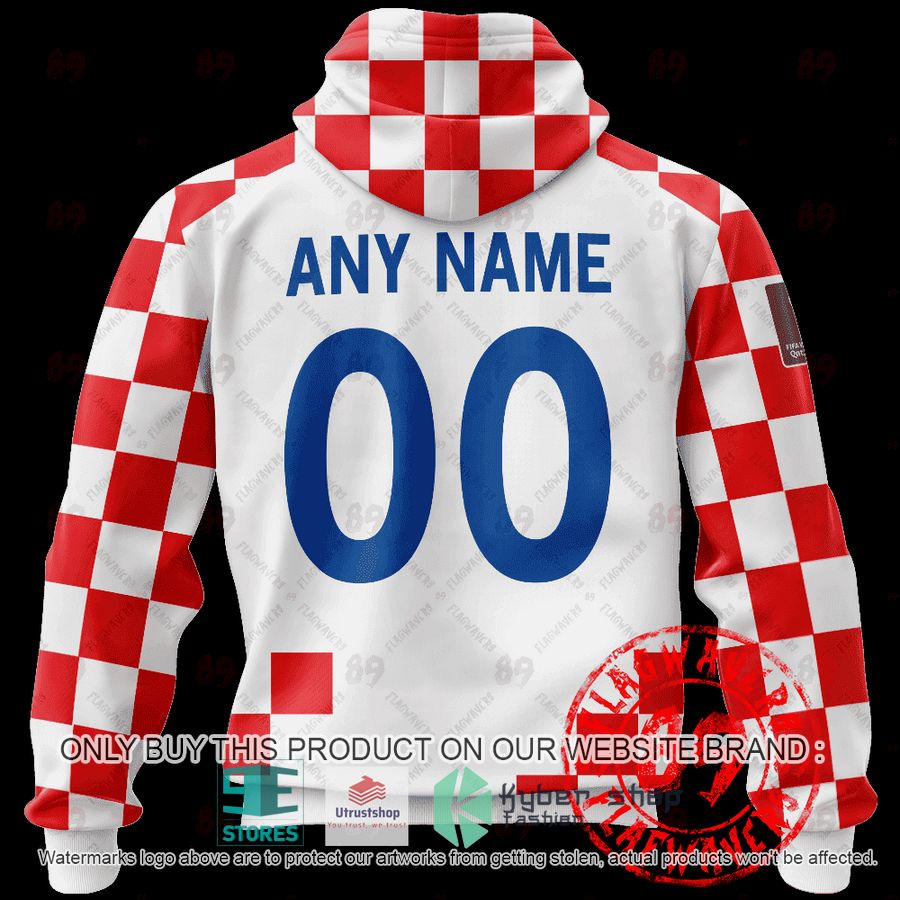 NEW Personalized Croatia Home World Cup 2022 Hoodie, Shirt 2 personalized croatia home jersey world cup 2022 shirt hoodie 2 10103