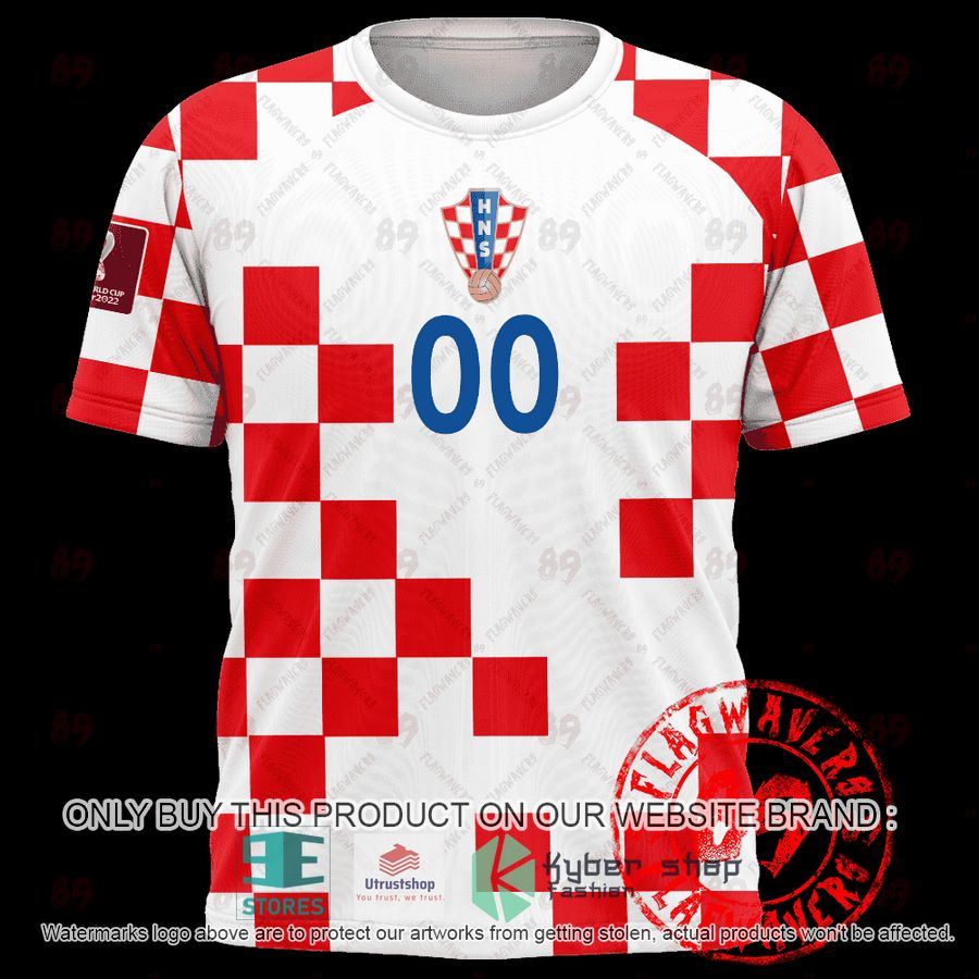 NEW Personalized Croatia Home World Cup 2022 Hoodie, Shirt 3 personalized croatia home jersey world cup 2022 shirt hoodie 3 70812