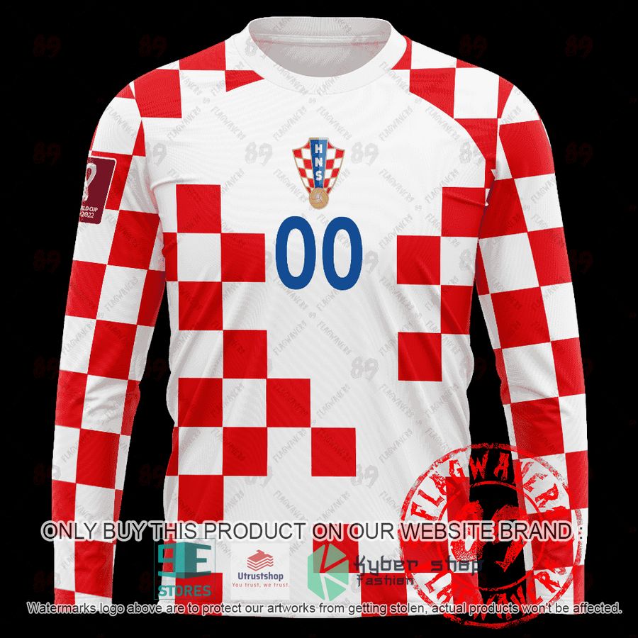 NEW Personalized Croatia Home World Cup 2022 Hoodie, Shirt 5 personalized croatia home jersey world cup 2022 shirt hoodie 5 86453