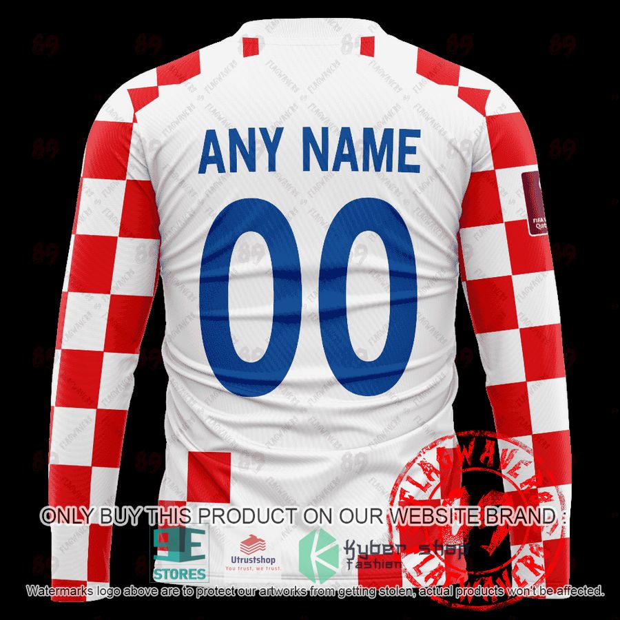NEW Personalized Croatia Home World Cup 2022 Hoodie, Shirt 6 personalized croatia home jersey world cup 2022 shirt hoodie 6 27321