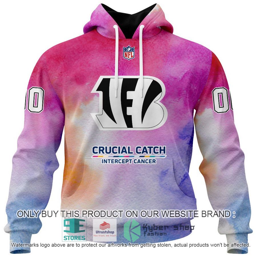 NEW Crucial Catch Intercept Cancer Cincinnati Bengals Custom Hoodie, Legging 2 personalized crucial catch intercept cancer cincinnati bengals hoodie long pants 2 97132