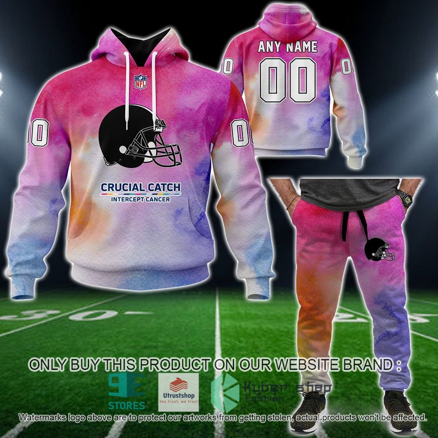NEW Crucial Catch Intercept Cancer Cleveland Browns Custom Hoodie, Legging 4 personalized crucial catch intercept cancer cleveland browns hoodie long pants 4 33530