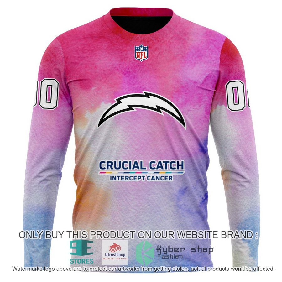 NEW Crucial Catch Intercept Cancer Los Angeles Chargers Custom Hoodie, Shirt 6 personalized crucial catch intercept cancer los angeles chargers shirt hoodie 6 40928