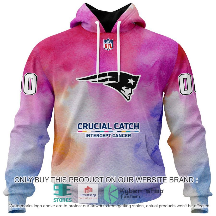 NEW Crucial Catch Intercept Cancer New England Patriots Custom Hoodie, Legging 2 personalized crucial catch intercept cancer new england patriots hoodie long pants 2 24482