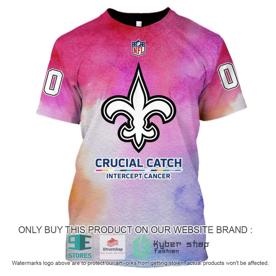 NEW Crucial Catch Intercept Cancer New Orleans Saints Custom Hoodie, Shirt 4 personalized crucial catch intercept cancer new orleans saints shirt hoodie 4 71690