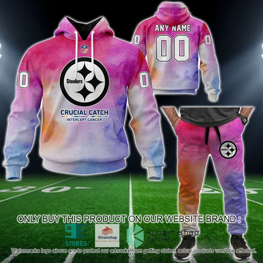 NEW Crucial Catch Intercept Cancer Pittsburgh Steelers Custom Hoodie, Legging 4 personalized crucial catch intercept cancer pittsburgh steelers hoodie long pants 4 8133