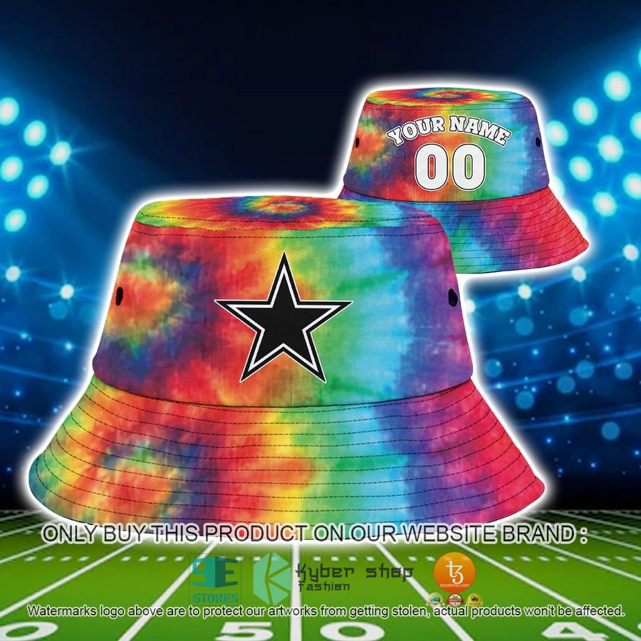 personalized dallas cowboys crucial catch b bucket hat cap 1 92687