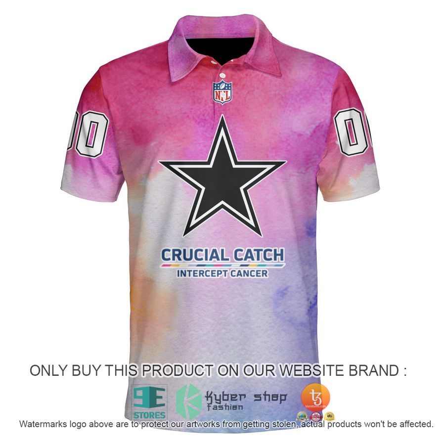 personalized dallas cowboys crucial catch polo shirt 1 68206
