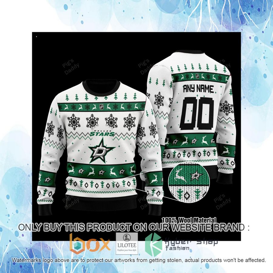 Personalized Dallas Stars Wool Sweater 4 personalized dallas stars wool sweater 4 16330