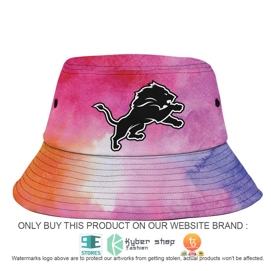 personalized detroit lions crucial catch a bucket hat hat 2 7112