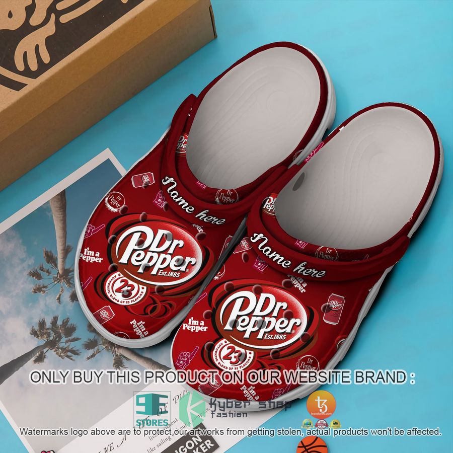 HOT Personalized Dr Pepper I'm a Pepper Crocband Shoes 3 personalized dr pepper im a pepper crocband shoes 3 62490