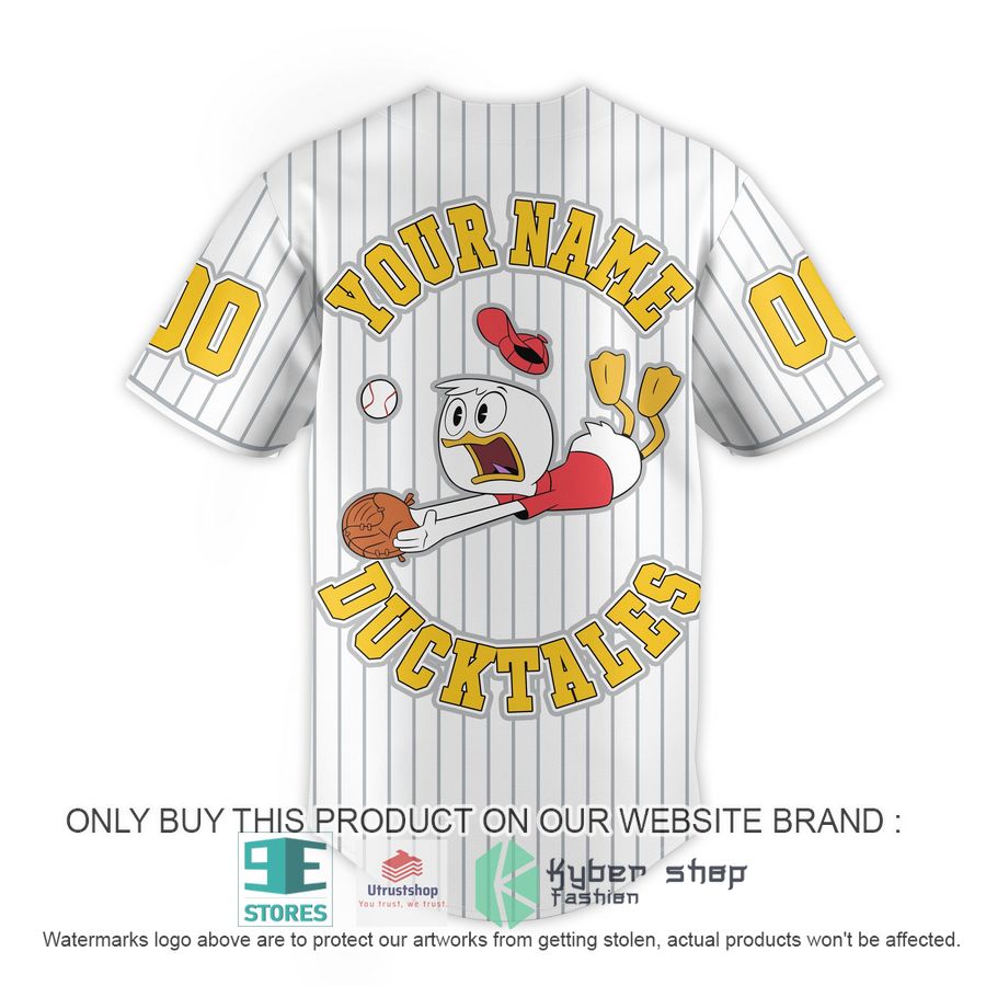 NEW DuckTales striped Baseball Shirt 3 personalized ducktales striped baseball jersey 3 74503