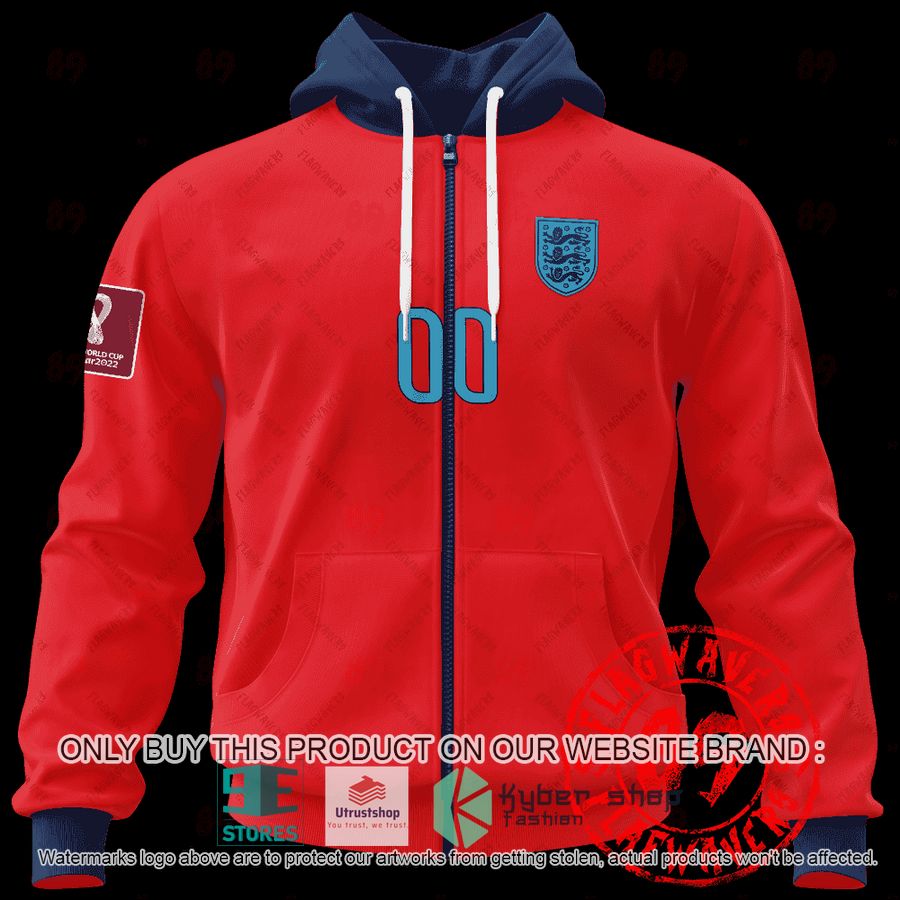 NEW Personalized England Away World Cup 2022 red Hoodie, Shirt 3 personalized england away jersey world cup 2022 red shirt hoodie 3 1865