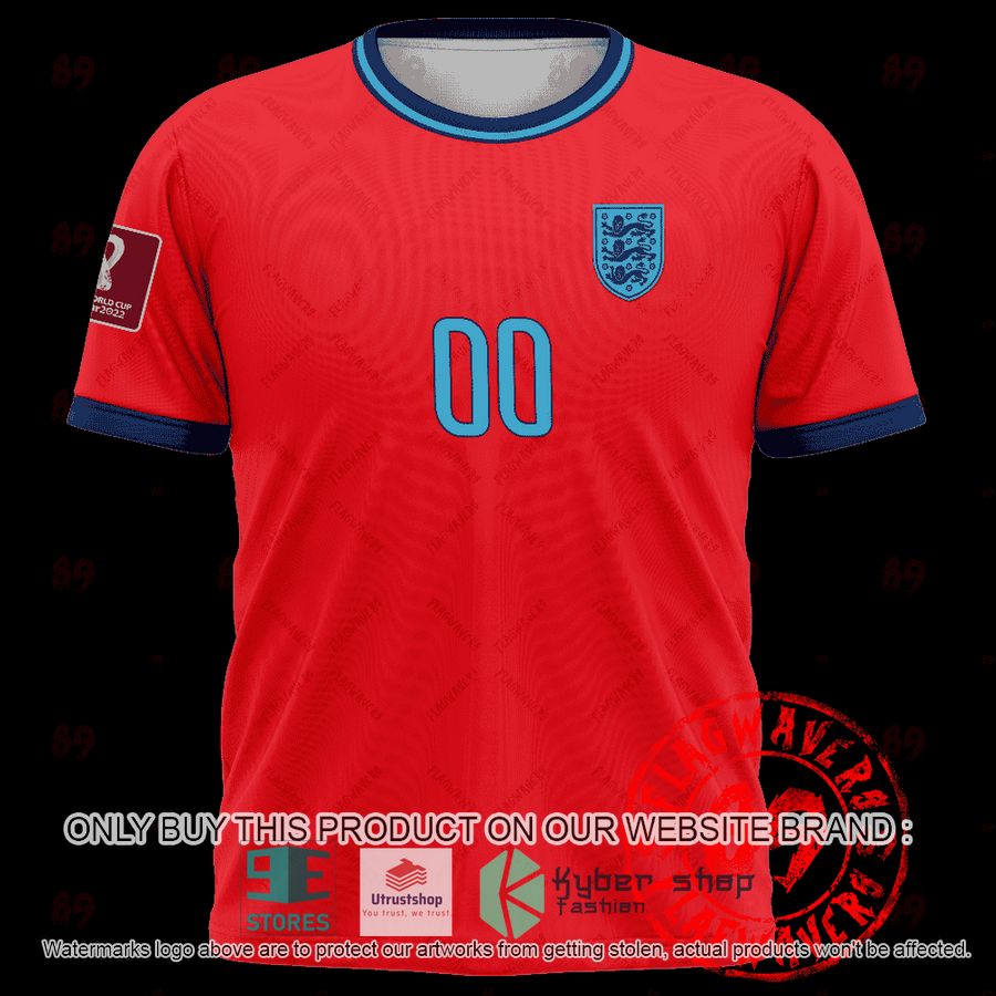 NEW Personalized England Away World Cup 2022 red Hoodie, Shirt 4 personalized england away jersey world cup 2022 red shirt hoodie 4 98117