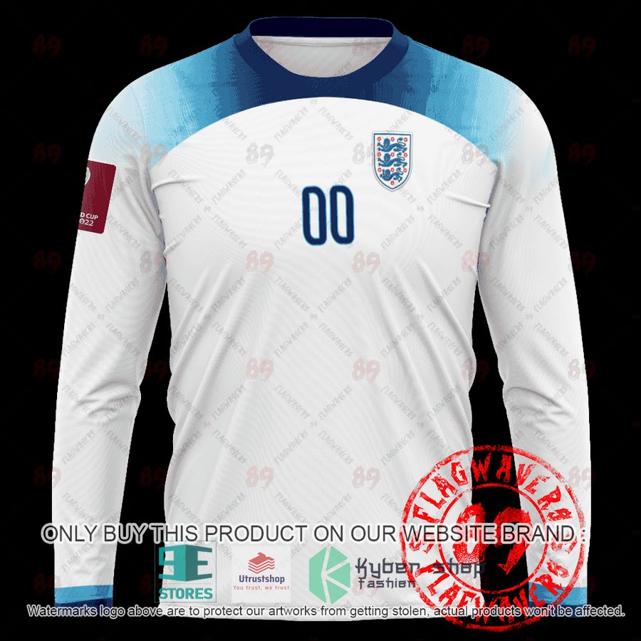 NEW Personalized England Home World Cup 2022 Hoodie, Shirt 6 personalized england home jersey world cup 2022 shirt hoodie 6 13215