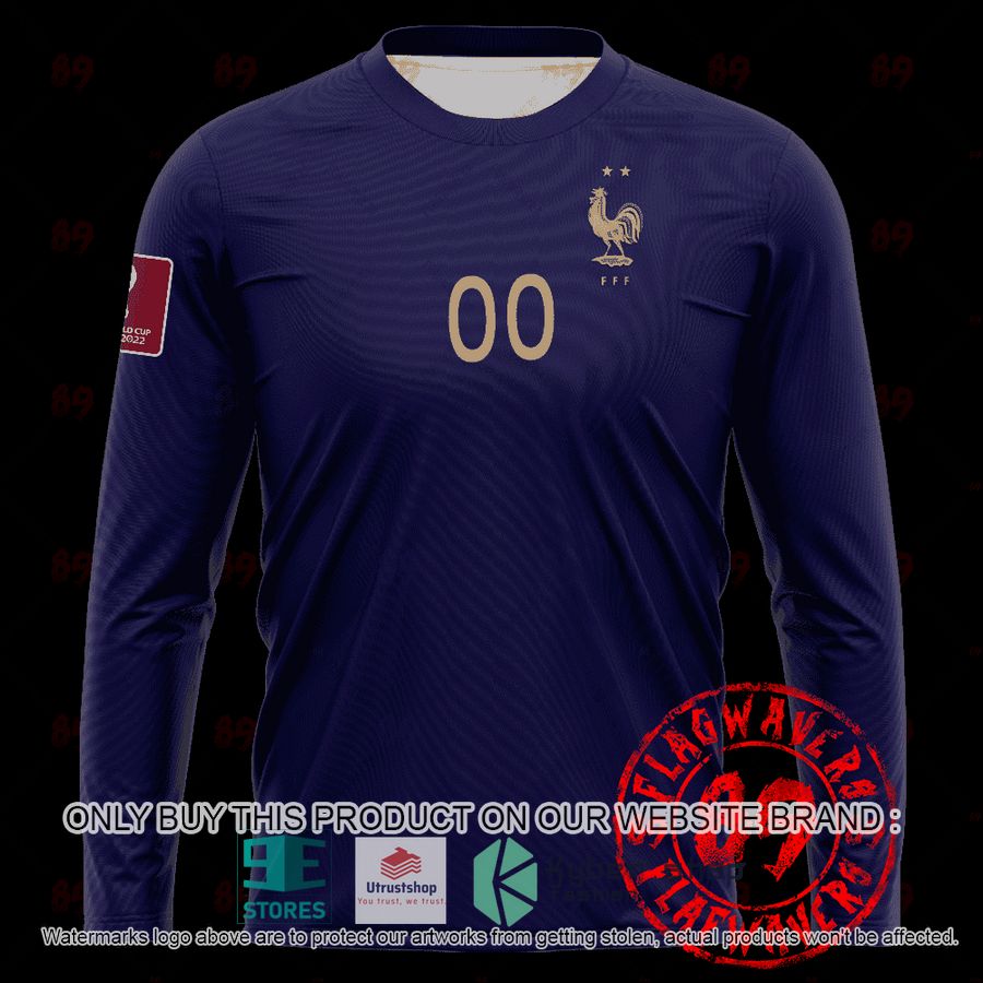 NEW Personalized France Home World Cup 2022 Hoodie, Shirt 6 personalized france home jersey world cup 2022 shirt hoodie 6 22659