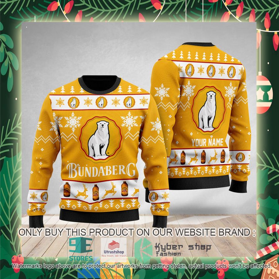 personalized funny bundaberg ugly christmas sweater 2 62615